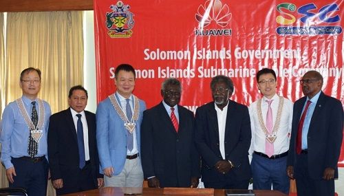 華為承建所羅門群島海底電纜系統 華為承建所羅門群島海底電纜系統